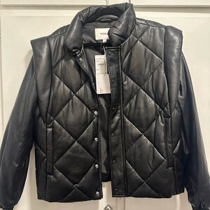 Pistola Black Jacket and convertible vest.